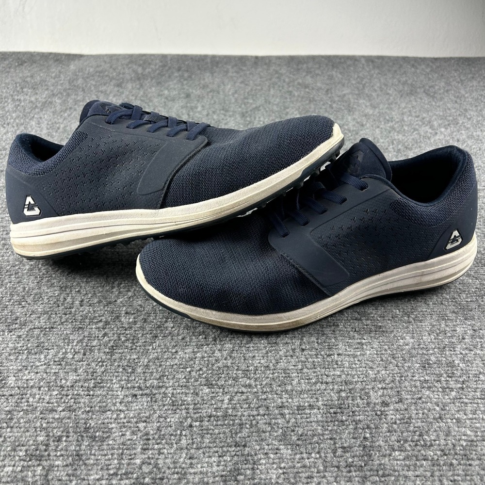Cuater‎ The Daily Golf Shoes Mens 12 Navy Blue Knit Spikeless Sneakers 4MR216
